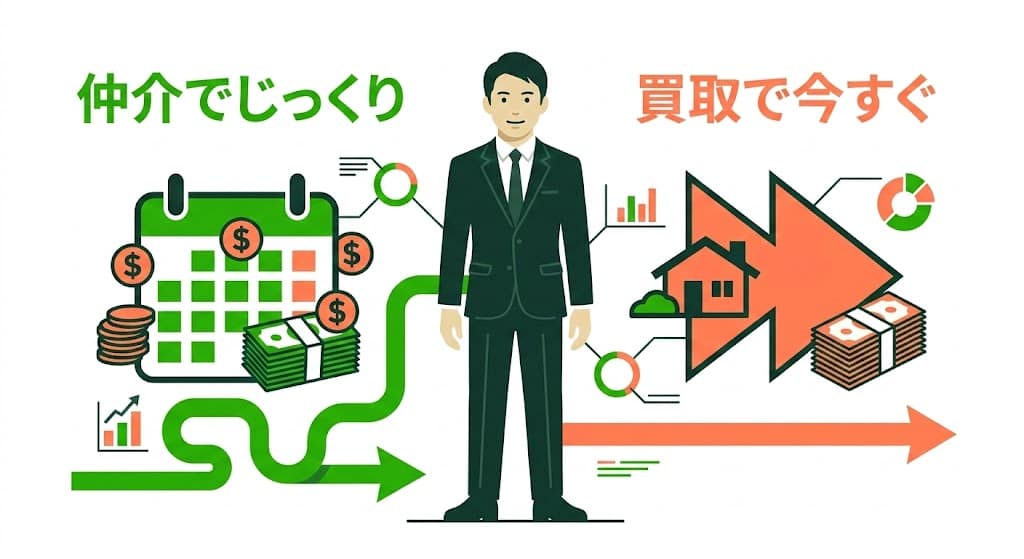 福岡市博多区吉塚でのトラブルマンション売却における仲介と買取のメリット比較