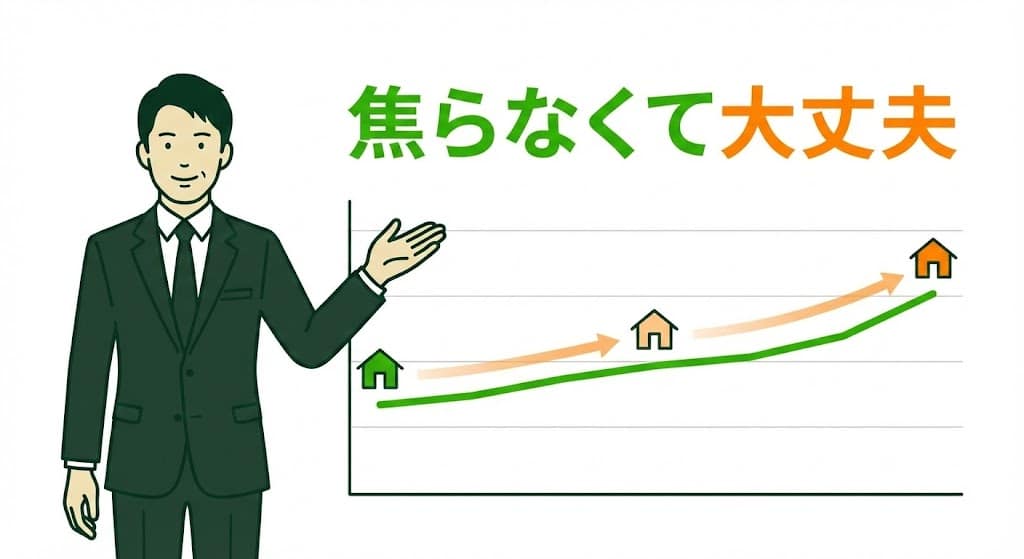 福岡市博多区吉塚の安定した不動産市場動向のイメージ