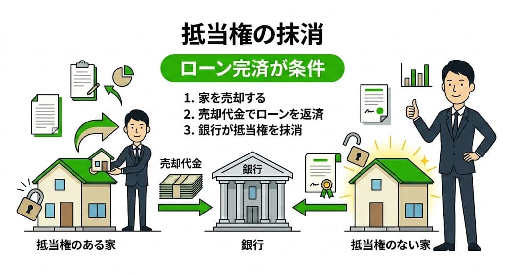 博多区吉塚の不動産売却における抵当権抹消の仕組み
