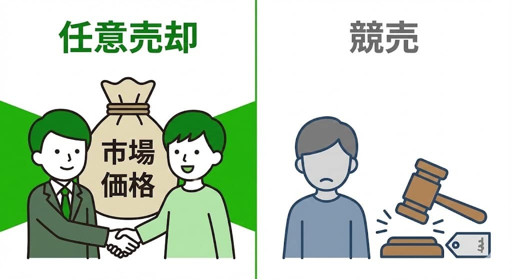 博多区吉塚 任売と競売