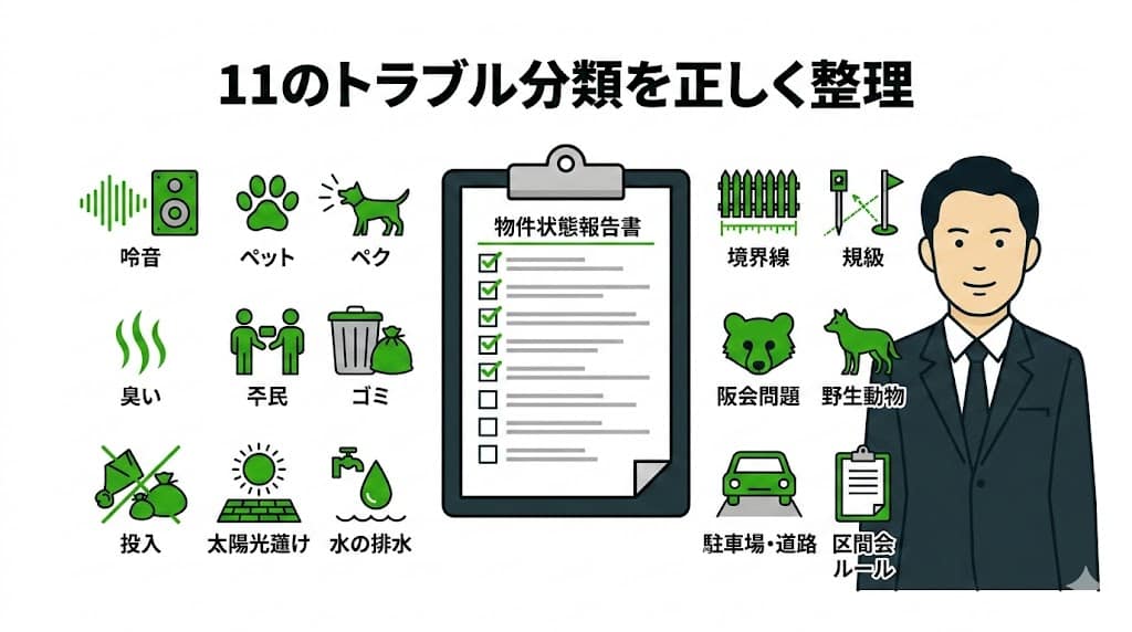福岡市博多区吉塚の不動産売却に関する11の近隣トラブル分類