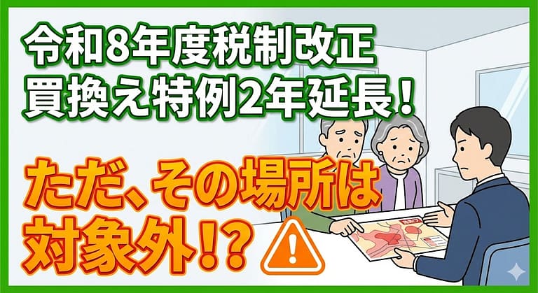 令和8年度税制改正買い替え特例2年延長へ