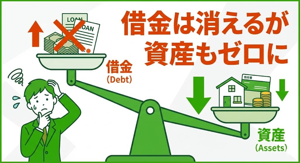 相続放棄 借金も消えるが資産もゼロに