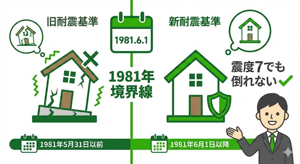 旧耐震基準と新耐震基準の違い 宮城県沖地震 震度許容範囲