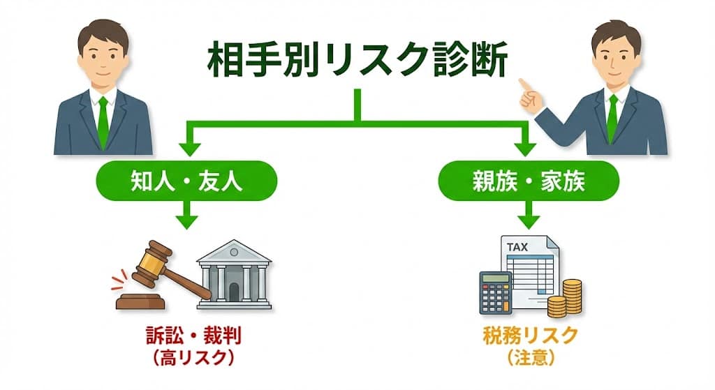 不動産個人間売買のリスク診断 - 他人と親族それぞれの注意点