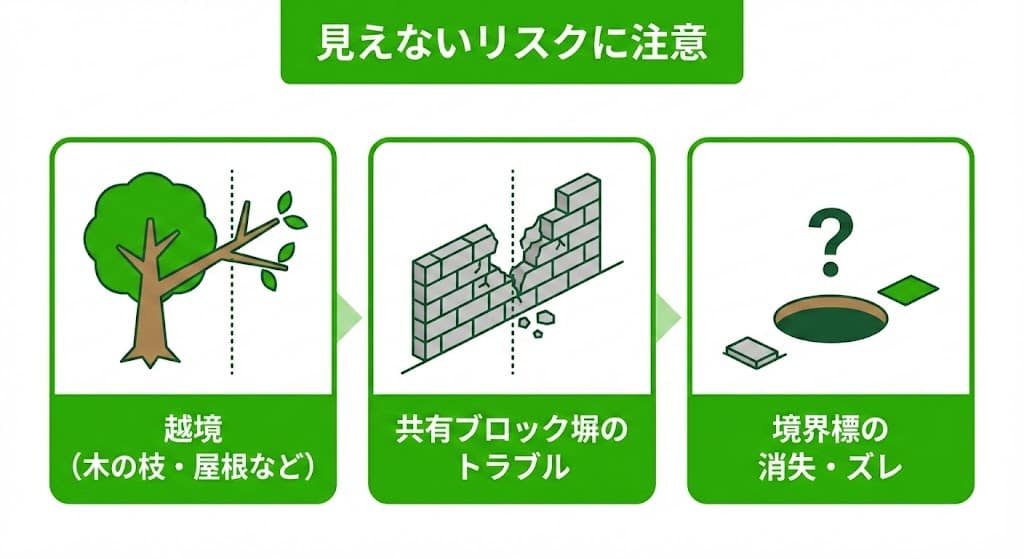 福岡市博多区吉塚 不動産売却時に発覚しやすい越境やブロック塀の境界トラブル