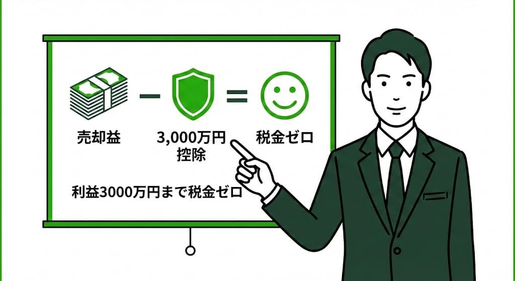 福岡市博多区吉塚 不動産売却 3000万円特別控除 税金計算の仕組み